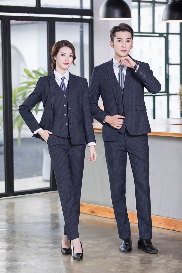 条纹职业装定制 条纹职业装定制