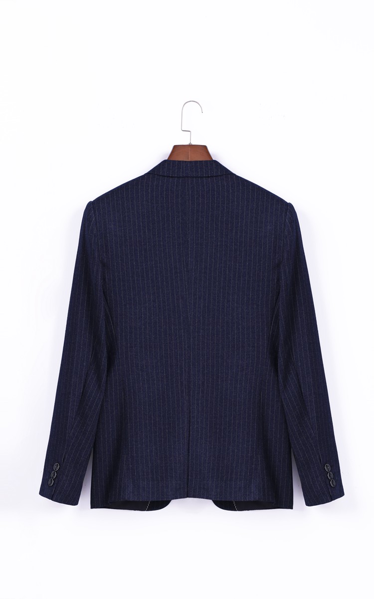 条纹职业装定制反面展示 条纹职业装定制反面展示