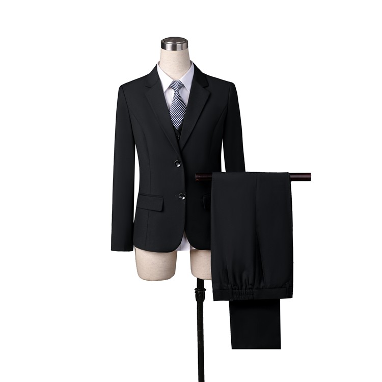 黑色西服定制正面 黑色西服定制正面