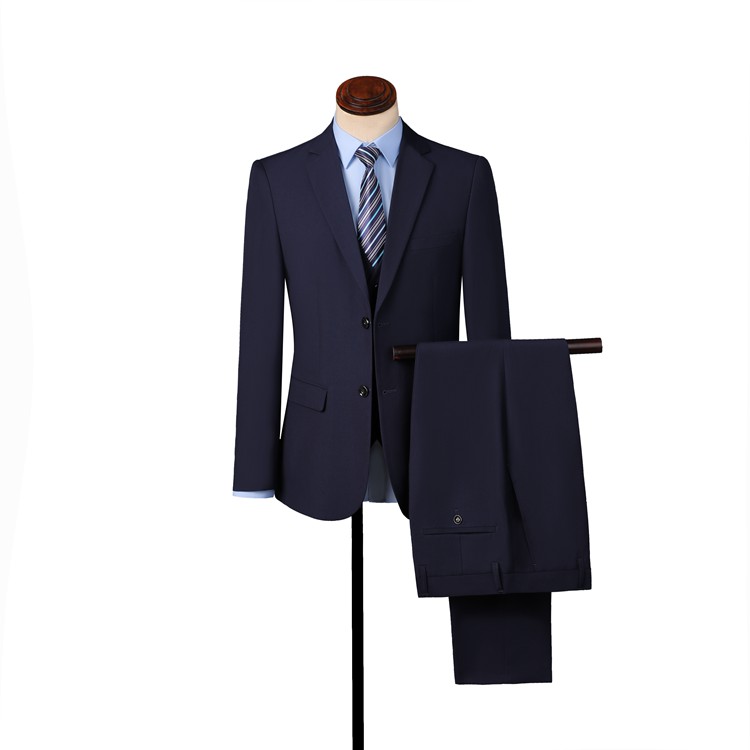 藏青西服定制正面 藏青西服定制正面