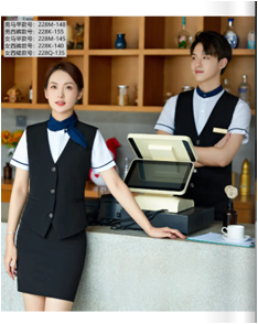 收银员职业装定制 收银员职业装定制